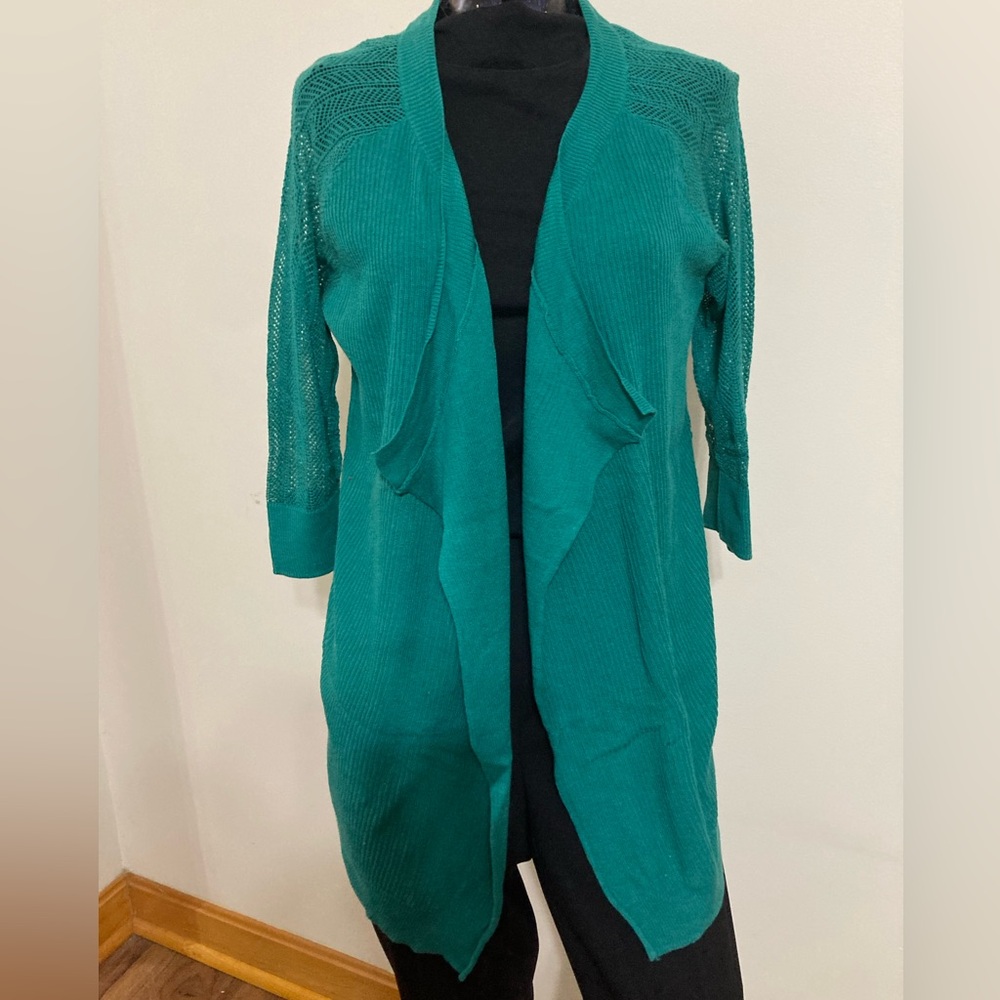 Teal Open-Front Women’s Cardigan Sweater
Item# TSsw70